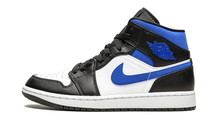 Air Jordan 1 Mid White Black Royal